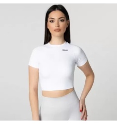 Ring Active Crop Top White