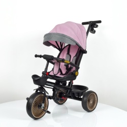 Roze Tricikl za decu sa rotirajućim sedištem I ležećim položajem ( SM-25302 )