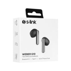 S-Link Weber G10 TWS Bluetooth 5.1 crne Slušalice sa mikrofonom -5