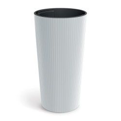 Saksija Lamia visoka 25cm sa uloškom - bela S449 ( 20008 )