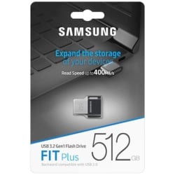 Samsung 512GB USB Flash Drive, USB3.2 Gen.1, FIT Plus, Read up to 400MB/s, Black ( MUF-512AB/APC ) -3