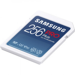 Samsung SD card 256GB, pro plus, SDXC, UHS-I U3 V30 Class10, Read up to 160MB/s, Write up to 120 MB/s, for 4K and FullHD video recording ( - Img 3