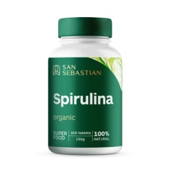 San Sebastian Spirulina 150g 600 tbl ( 145002 )