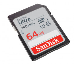 SanDisk SDXC 64GB ultra 140MB/s class 10 UHS-I - Img 1