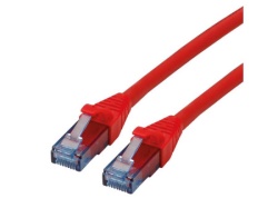 Secomp Roline S/FTP (PiMF) PatchCord Cat6A/CompLv, LSOH, crvena, 0.5m ( 6234 )