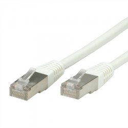 Secomp value S/FTP (PiMF) PatchCord Cat6/Cl.E white 3.0m ( 4318 ) - Img 1