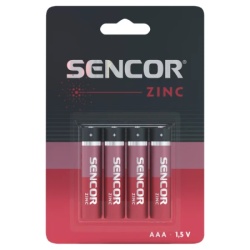 Sencor R03 AAA 4BP Cink Karbon 1/4 Baterija