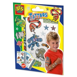 SES Creative Set za pravljenje tetovaža - životinje borci ( 1046246 )