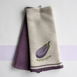 Set kuhinjskih krpa 40x60cm Wafle - Aubergine ( VLK000109-aubergine )
