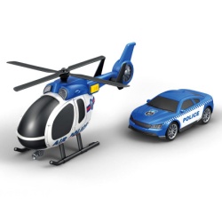 Set policijski auto i helikopter ( 1046456 )