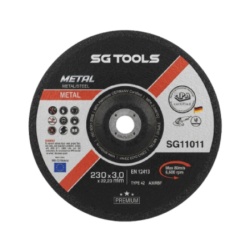 SG TOOLS SG11011 rezna ploča ispupčena 230 x 3.0mm Metal Premium A 30 RBF ( SG11011 )
