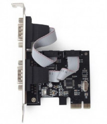 SPC-22 Gembird 2 serial port PCI-Express add-on card, with extra low-profile bracket - Img 2