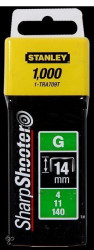 Stanley 1-TRA709T Klamerice tip "G" 14mm 1000kom - Img 2