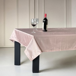 Stolnjak Damast Glat - 150x160cm Roze boja ( VLK000340-rozeboja )