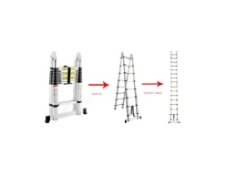 SuperStep Duple FULL Aluminijumske Teleskopske Merdevine 2,5+2,5m ( 1786 ) -2