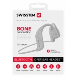 Swissten bluetooth slušalice bone bela ( 80146 )-2