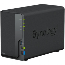 Synology DiskStation DS223, tower, 2-bays 3.5 SATA HDDSSD, CPU 4-core 1.7 GHz, 2 GB DDR4 non-ECC, RJ-45 1GbE LAN Port, 3 x USB 3.2 Gen 1 Po - Img 1
