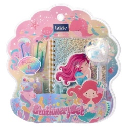 Takk fashion notes set blokčić sa spajalicama i samolepljivim blokčićem mermaid ( 719901 )