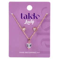 Takk naomi lady set lančić i par mindjuša srce ( 505118 )