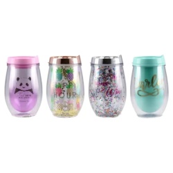 Takk style trend čaša plastična 355ml miks ( 705505 )