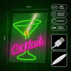 TelForceOne Dekorativna neon LED rasveta COCKTAILS ( RTV100453 )-3