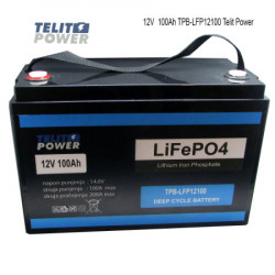 TelitPower 12V 100Ah TPB-LFP12100 LiFePO4 akumulator ( P-2151 )