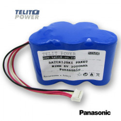 TelitPower baterija za Fresenius MCM440 PT NiMH 6V 3000mAh Panasonic ( P-0300 ) - Img 4