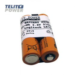 TelitPower baterija za L-LC3H-AA za LOGITECH bežični Desktop LX 700, M-BAK89B NiMH 2.4V 2100mAh Panasonic ( P-1552 ) - Img 5