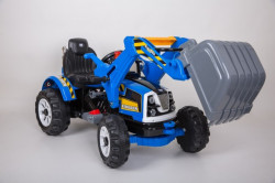 Traktor na akumulator Kingdom Elit sa kašikom - Plavi