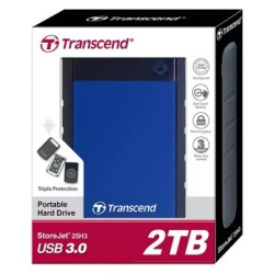 Transcend 2TB eksterni hard disk TS2TSJ25H3B 3.0-4