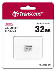 Transcend micro SD 32 GB, class 10 U1, read up to 95MB/s ( TS32GUSD300S ) - Img 2