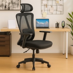 Trick kancelarijska ergonomska stolica ergotron 3 ( MC016 CRNA )