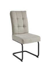 Trpezarijska stolica Molde Bež/Crne metalne noge 575x455x850 ( 775-554 )