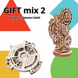 Ugears 3D mix 2: Navigator i Satić ( 8276)-1