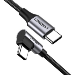 Ugreen us255 usb tip c na usb tip c ugaoni 90 stepeni 2.0 3a 60w 1m Kabl ( 25038 )
