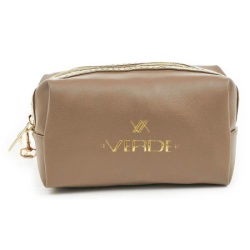 Verde krem Neseser cetvrtasti sa zlatnim paspulom 0237, 18×7×10 cm ( 16NSV0237V )