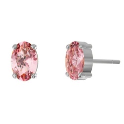 Victoria cruz gemma pink mindjuše sa swarovski kristalom ( a4515-26ht )
