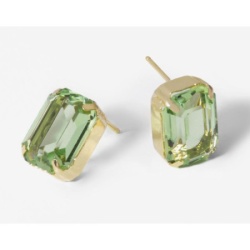 Victoria cruz helena peridot gold minduše sa swarovski kristalima ( a4341-14dt )-1