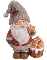 Viter figura deda mraz sa korpicom h.17cm ( 045972 )