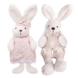 Viter uskršnji beli zeka h16 cm ( 068947 )