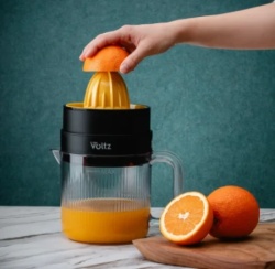 Voltz OV51164A aparat za cedjenje citrusa 30W,1.2l, crna / narandžasta