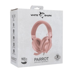 White Shark gh 2440 parrot pink  headset-2