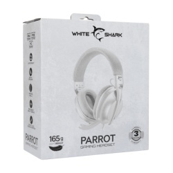 White Shark gh 2440 parrot white/gray  headset-2