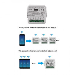 Wi-Fi smart prekidač-modul, 2x10A ( WFM-PS01/2 ) - Img 3