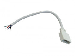 XLed 4 pins female 15cm white ( SUN-E19W ) - Img 2