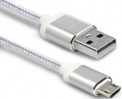 Xwave USB, upleteni kabl, Android, duzine 2m, Tamno sivi ( NT USB a/DG blister ) - Img 2