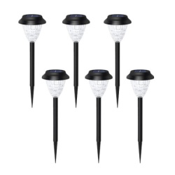 Yiwu Solarna RGB+toplo bela baštenska lampa - 6 kom. ( 16834-11834 )