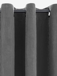 Zavesa 1x140x300 somot siva