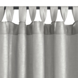 Zavesa lupin 1x140x300 imititacija svile srebrna ( 5078860 )