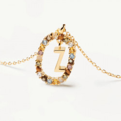 Ženska pd paola letter z zlatna ogrlica sa pozlatom 18k ( co01-285-u ) - Img 3